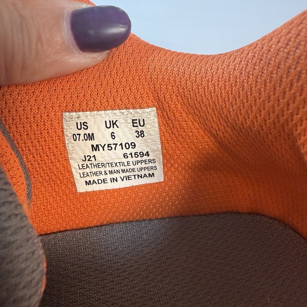 Merrell Kids Hiking Shoes Trail Chaser Outdoors Mountain Size 7M  Gray/Orange - Picture 10 of 10